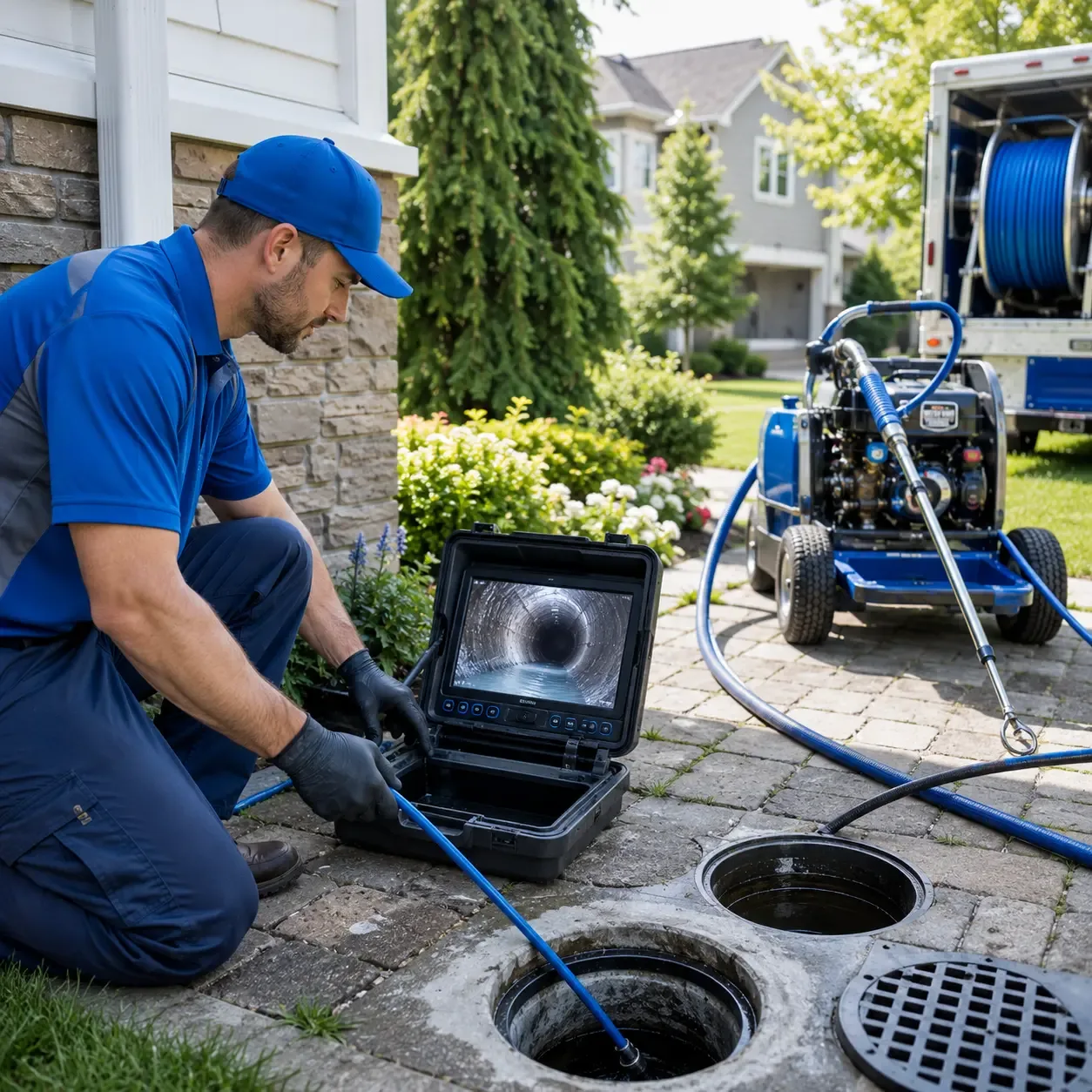 Outdoor drain cleaning professionals serving Doral, FL